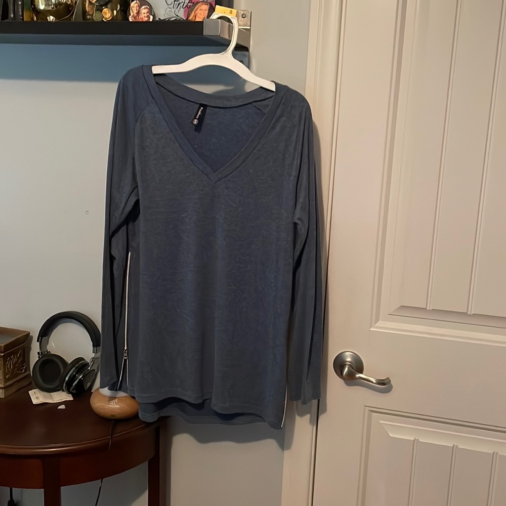 Long Sleeve Top Blue